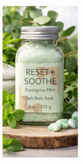 Eucalyptus Mint Bath Salt Soak - 6oz